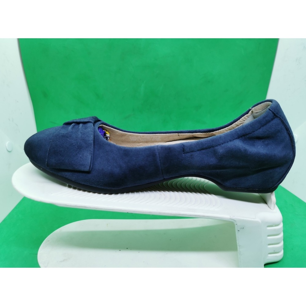 Dansko Lina Ballet Flats Loafers Shoes Womens Size 6.5 US 37 EU Navy Blue Suede - Picture 5 of 16